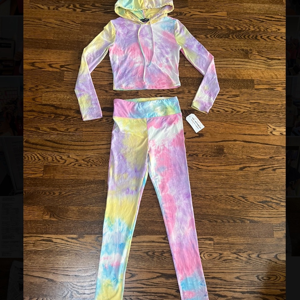 Tie dye set girls sz S
